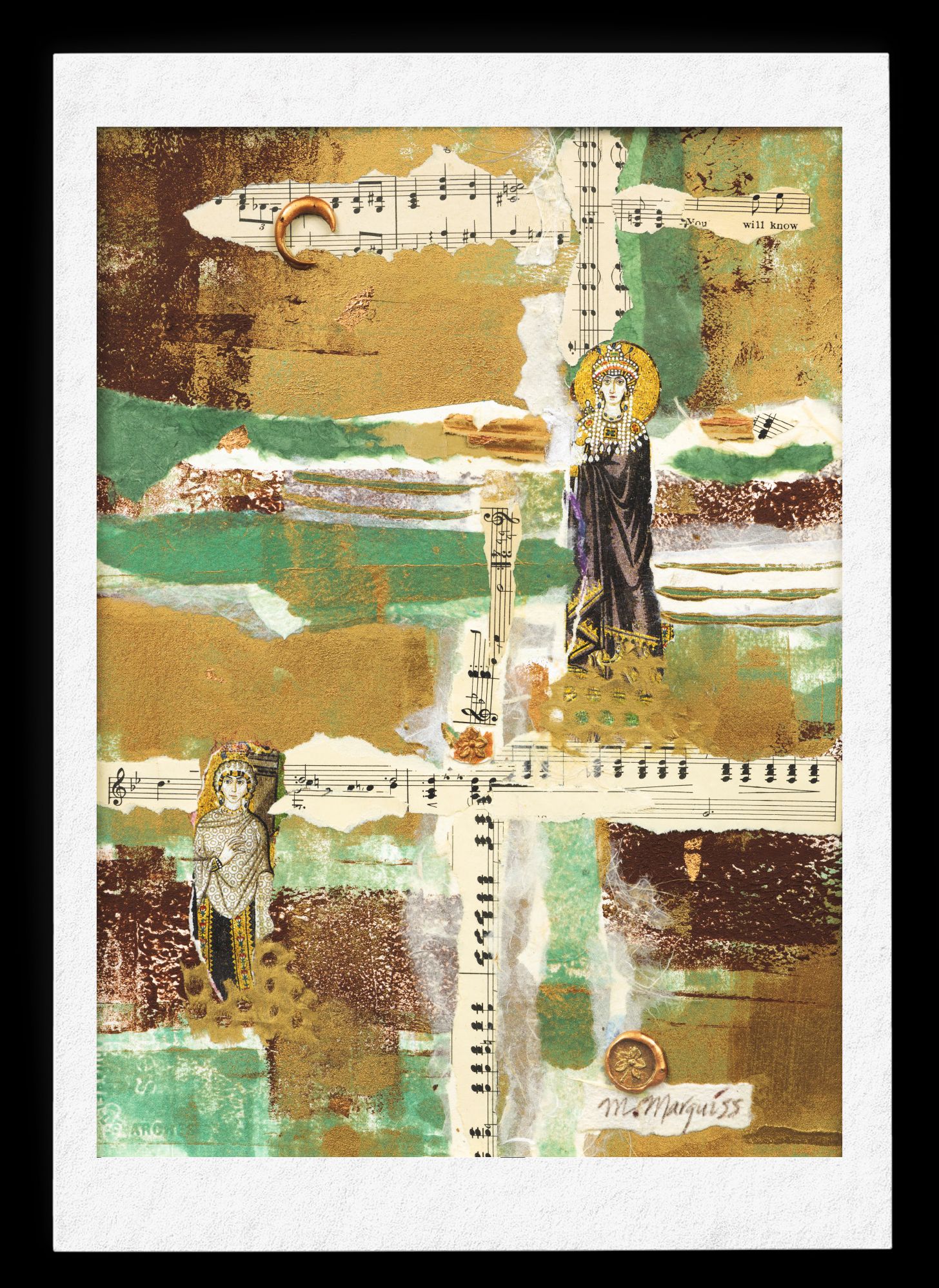 Mary Magdalene. Triple cruciform